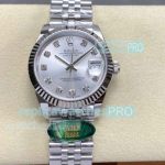 ARF Swiss Copy Rolex Datejust 31mm Silver Dial Watch with Diamond Markers 